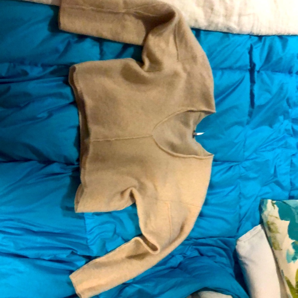 Cashmere cropped x-small sweater